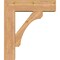 Ekena Millwork Legacy Block Smooth Bracket w/ Offset Brace, Western Red Cedar, 7 1/2"W x 26"D x 30"H BKT0806X26X30LEC05SWR - alternate 4